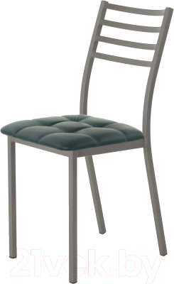 Стул AMC Comfort 4К4.9 (кожзам зеленый/графит) - фото