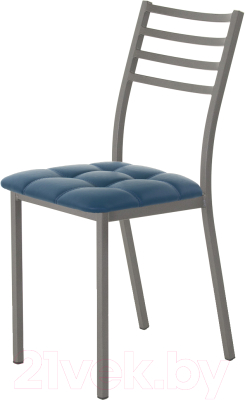 Стул AMC Comfort 4К4.13 (кожзам атлантик/графит) - фото