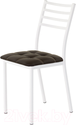 Стул AMC Comfort 4К6.2 (кожзам венге/белый) - фото