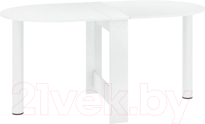 Стол-книга Кортекс-мебель Бон 2 (белый) - фото