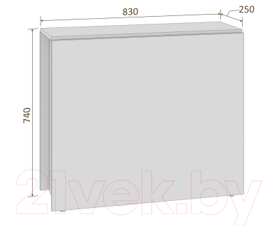 Стол-книга Кортекс-мебель Бон 6