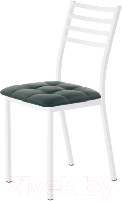 Стул AMC Comfort 4К6.9 (кожзам зеленый/белый) - фото