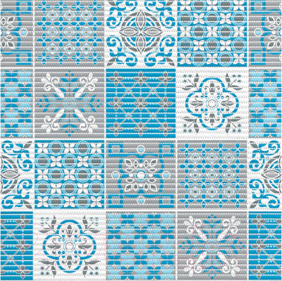 Коврик для ванной Вилина Преображение 7103 225PT-turquoise - фото