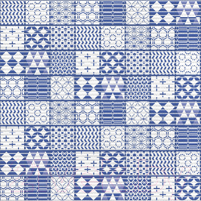 Коврик для ванной Вилина Преображение 7104 218PT-blue - фото