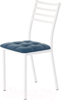 Стул AMC Comfort 4К6.13 (кожзам атлантик/белый) - фото