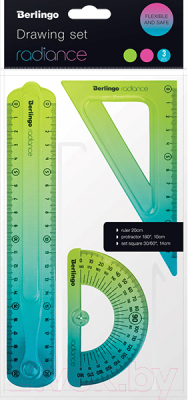 Набор для черчения Berlingo Radiance / RS_10120 - фото