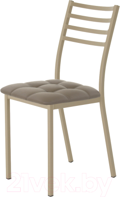 Стул AMC Comfort 4К10.17 (кожзам капучино/капучино) - фото