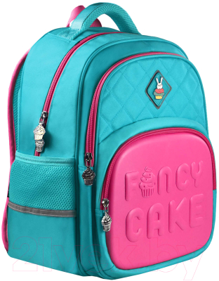 Школьный рюкзак Феникс+ Зайка капкейк / 58422 - фото