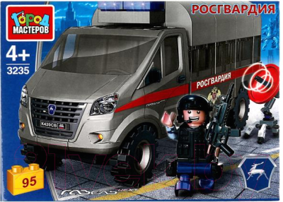 Конструктор Город мастеров Росгвардия Операция росгвардии / 3235-KK - фото