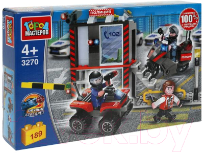 Конструктор Город мастеров Полицейский участок / 3270-KK