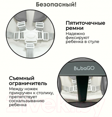 Стульчик для кормления Bubago Amelia / BG 103-2