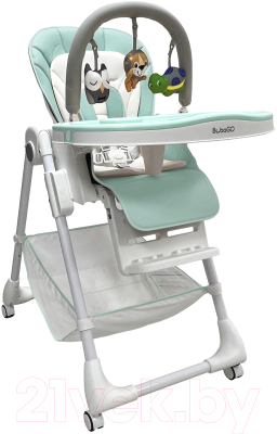 Стульчик для кормления Bubago Amelia / BG 103-3 (Frost Green) - фото