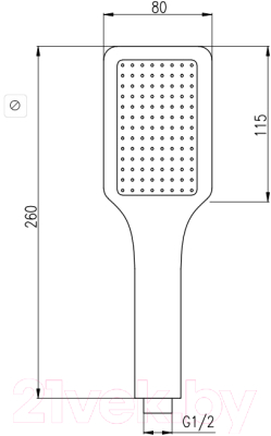 Лейка ручного душа Slezak RAV PS0046CMAT