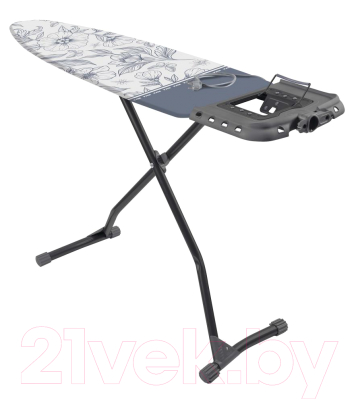 Гладильная доска Ника Верона Light / ВЛТ/1 (серые цветы) - фото