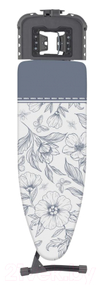 Гладильная доска Ника Верона Light / ВЛТ/1 (серые цветы)
