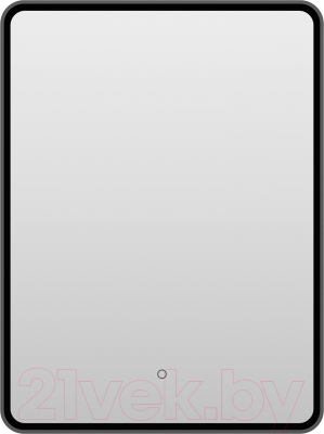 Зеркало Brevita Mercury MER-Rett6-060/80-black