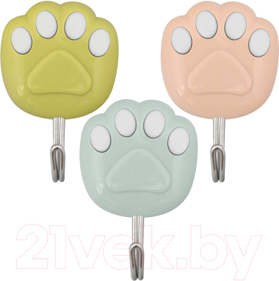 Набор крючков Мультидом Лапки / VL27-84 - фото