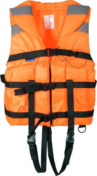 Страховочный жилет Следопыт Fisher с подголовником 90-110кг / PF-SV-11 - фото