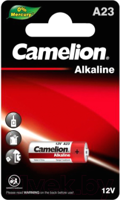 Батарейка Camelion А23-BP1 Mercury Free / 12827 - фото