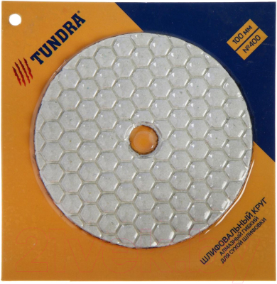 Шлифовальный круг Tundra Черепашка сухая шлифовка 100мм № 400 / 3594934
