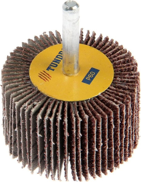 Шлифовальный круг Tundra Лепестковый радикальный 50x30x6мм Р60 / 5162355