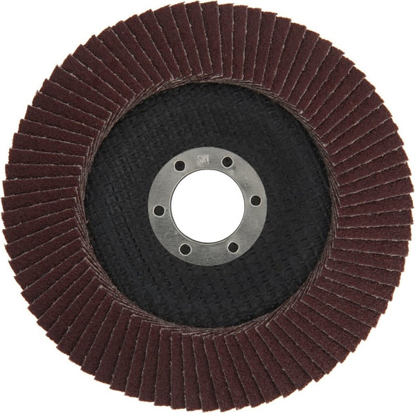 Шлифовальный круг Tundra Лепестковый торцевой конический 125x22 Р80 / 1857752 - фото