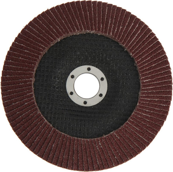 Шлифовальный круг Tundra Лепестковый торцевой 150x22 Р80 / 1300810 - фото