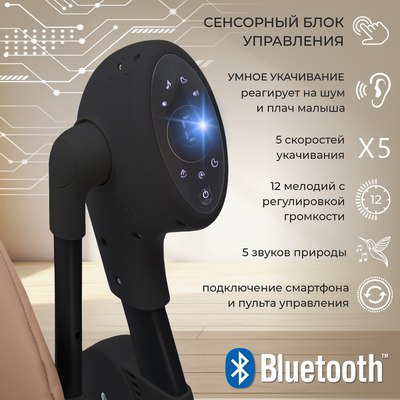 Стульчик для кормления Sweet Baby Fiesta (черный/бежевый)