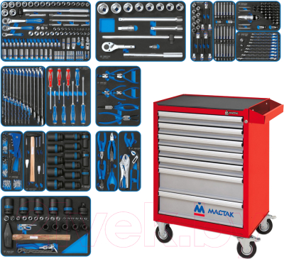 Универсальный набор инструментов King TONY 934-327AMR - фото