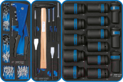 Универсальный набор инструментов King TONY 934-327AMR