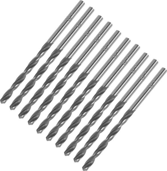 Набор сверл Tundra HSS цилиндрический хвостовик по металлу 3x60мм / 1119668 - фото