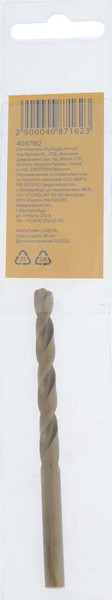Сверло Tundra HSS-Co цилиндрический хвостовик по металлу 6x95мм / 4087162