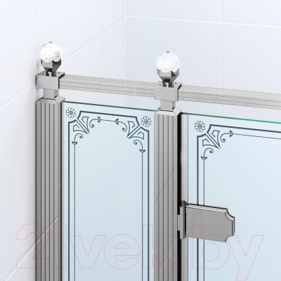 Душевой уголок Ambassador Royal 100x100x200 / 18015107-L