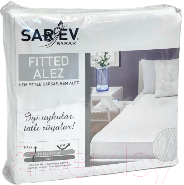 Наматрасник защитный Sarev Double Jersey 100x200 / A 16 - фото