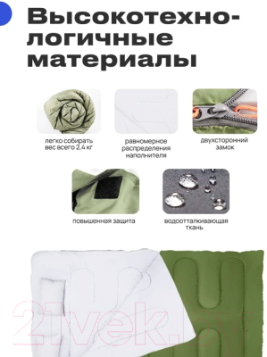 Спальный мешок RoadLike Poler Double / 398189