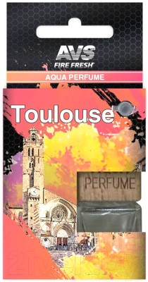 Ароматизатор автомобильный AVS Aqua Perfume France/Toulouse AQP-06 / A40478S - фото