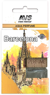 Ароматизатор автомобильный AVS Aqua Perfume Spain/Barcelona AQP-09 / A40484S - фото