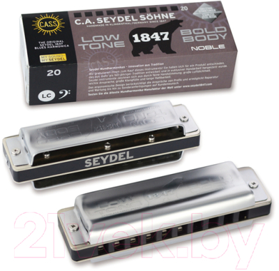 Губная гармошка Seydel Sohne 1847 Noble Low D / 16501LD