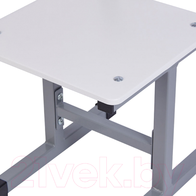 Стул детский Polini Kids City / 0002603.51 (S, серый/белый)