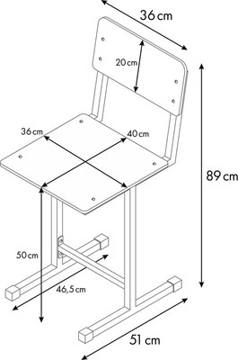 Стул детский Polini Kids City / 0002611.51