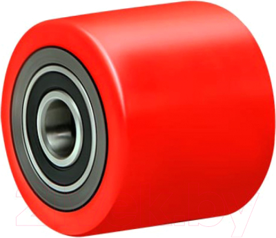 Ролик для тележки складской Longway PU 80x70 - фото