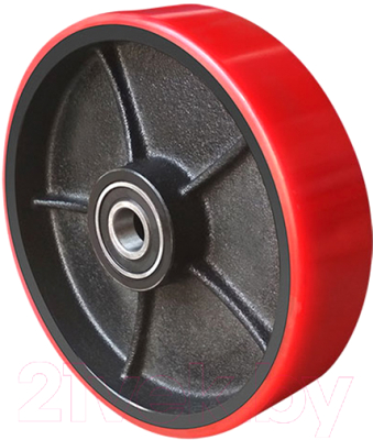 Колесо для тележки складской Longway D180 PU 180x50 - фото
