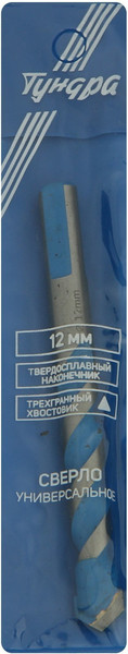 Сверло Tundra Pro твердосплавный наконечник трехгранный хвостовик / 5354687