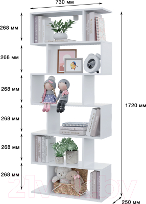 Стеллаж Горизонт Мебель Asti 2