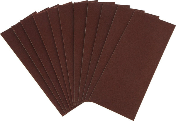 Набор шлифлистов Tundra Бумажная основа водостойкая 115x280 Р40 / 7508086 Р40  - фото
