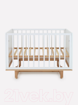 Детская кровать-трансформер Rant Bamboo / 768 (Cloud White)