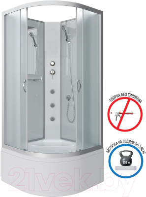 Душевая кабина Niagara NG-2309-14BKG 100x100x200