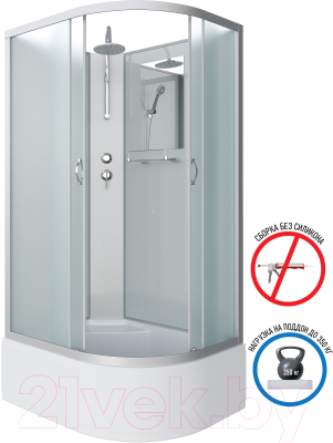 Душевая кабина Niagara NG-2310-14LBKT 120x80x200