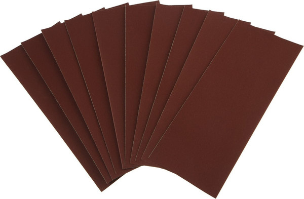 Набор шлифлистов Tundra Бумажная основа водостойкая 115x280 Р600 / 7508096 - фото