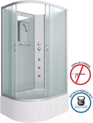 Душевая кабина Niagara NG-2310-14RBKG 120x80x200